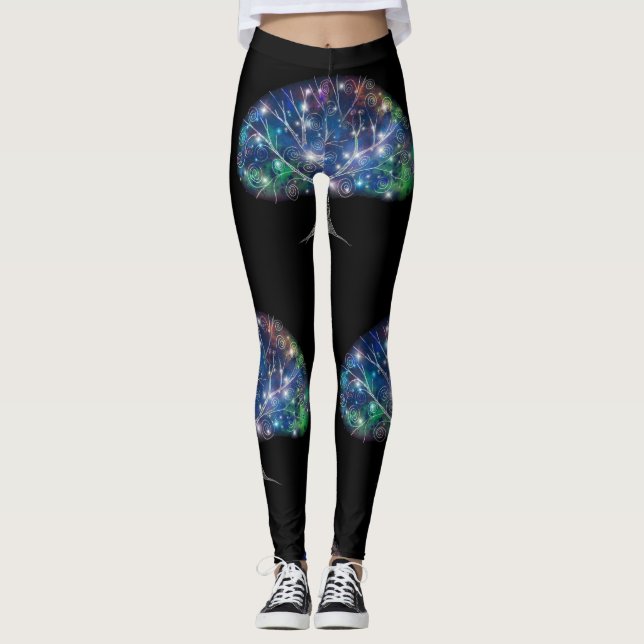 Leggings Thunder_Cove de árbol de ramificación rápida (Anverso)