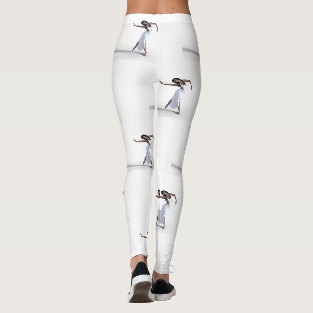 Leggings Thunder_Cove de bailarina de vestir blanco  (Reverso)