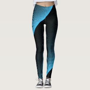 Leggings Thunder_Cove de patrón de diamante de semitono