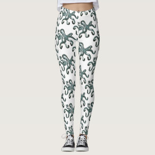 Leggings Thunder_Cove del pulpo azul