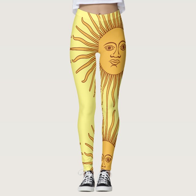 Leggings Thunder_Cove, Ilustracion de arte de Sun face (Anverso)