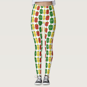 Leggings Tía de pimiento picante capsicum trío canto person