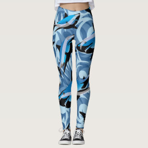 Leggings Tiburones hambrientos nadando