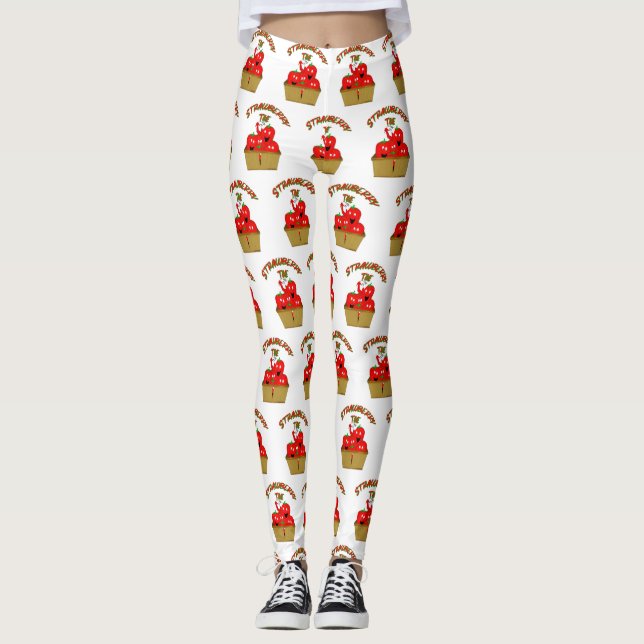 Leggings ¡Tiempo de fresa! (Anverso)
