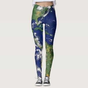 Leggings TIERRA del PLANETA de las polainas del ESPACIO