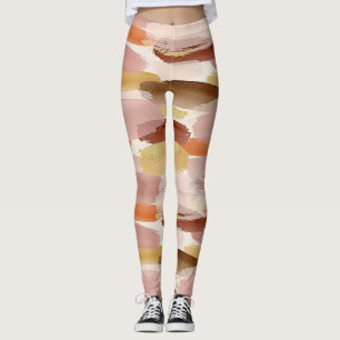 Leggings Tierra suave abstracta (4)