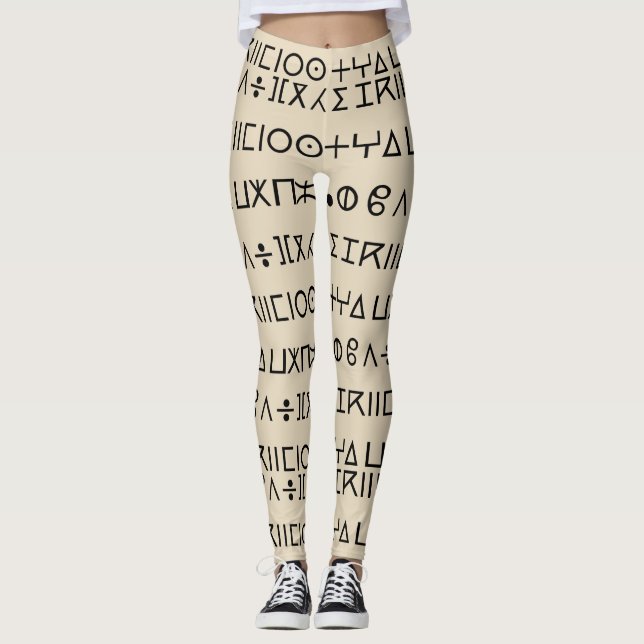 Leggings tifinagh cabila (Anverso)