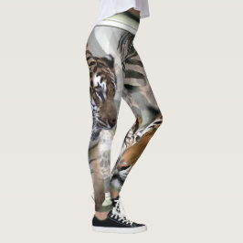Leggings Tiger Giraffe Zebra Print