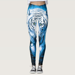 Leggings Tigre blanco silvestre místico forestal