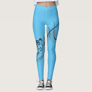 Leggings Tigre de dibujo original lindo Año nuevo chino L5