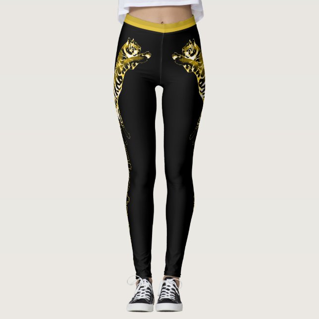 Leggings Tigre dorado de Ekstream (Anverso)