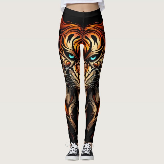 Leggings Tigre furioso (Anverso)