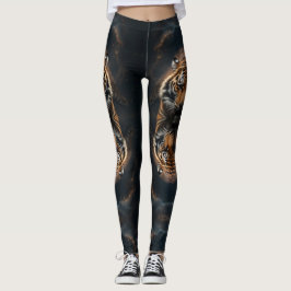 Leggings Tigres místicos: piernas nebulosas