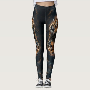 Leggings Tigres místicos: piernas nebulosas