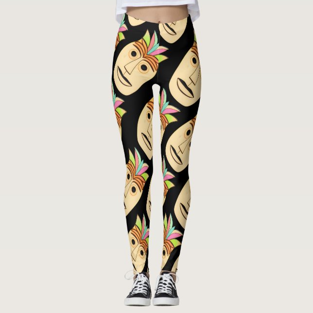 Leggings Tiki Tropical (Anverso)