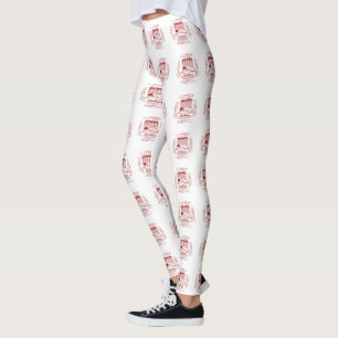 Leggings Tin de sardinas pop art