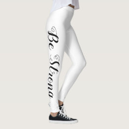 Leggings Tipografía de bonito BE FUERTE |