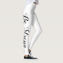Leggings Tipografía de bonito BE FUERTE |