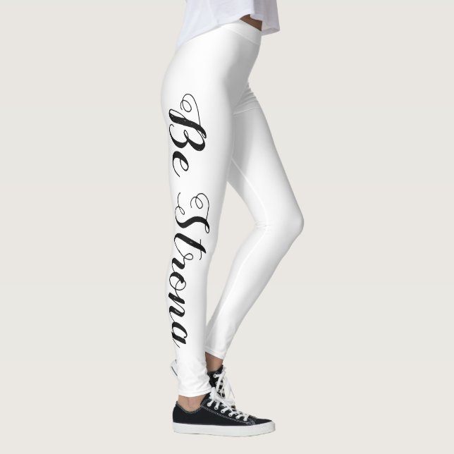 Leggings Tipografía de bonito BE FUERTE | (Derecha)