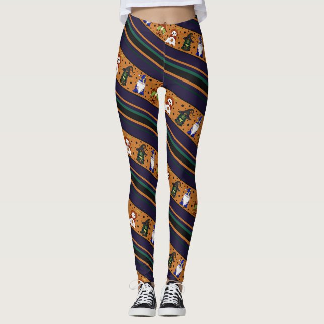 Leggings Tira de Gnome-o-Ween (Anverso)