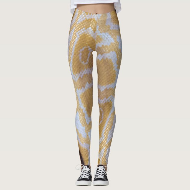 Leggings Tira de impresión de serpientes Tierras de piel de (Anverso)