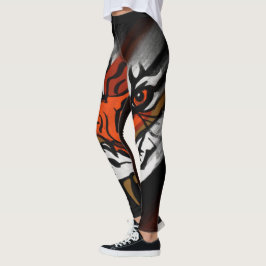 Leggings TIRA naranja Y NEGRA