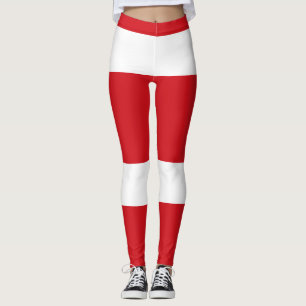 Leggings Tirado rojo