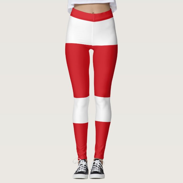 Leggings Tirado rojo (Anverso)