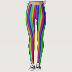 Leggings Tiras arco iris - Patrón
