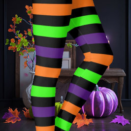 Leggings Tiras de Halloween