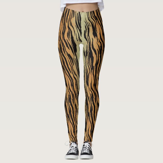 Leggings Tiras de tigre (Anverso)
