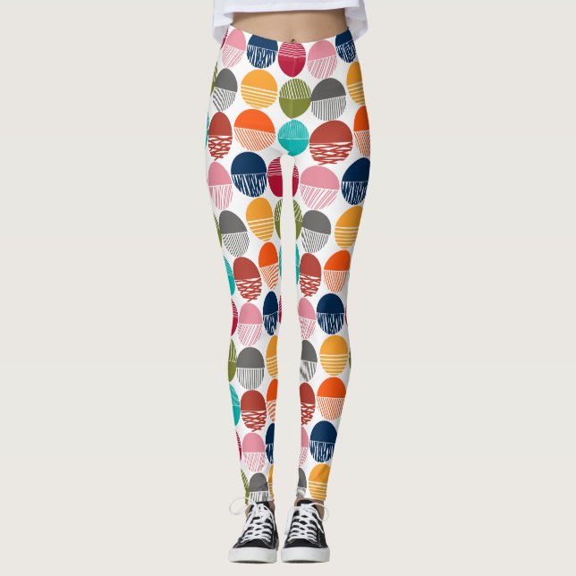 Leggings Tiras y sólidos (Anverso)