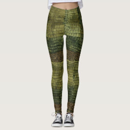Leggings Título: Sólo las piernas de camuflaje de cocodrilo