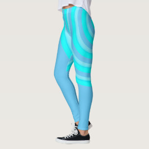 Leggings Todas las leyendas de impresión con diseño circula