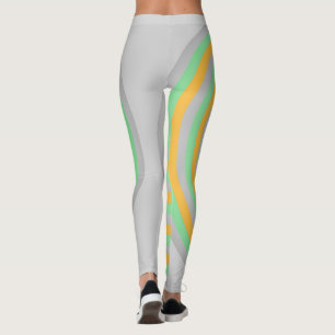 Leggings Todas las leyendas de impresión con diseño circula