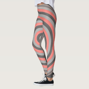Leggings Todas las leyendas de impresión con diseño circula