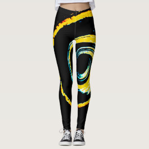 Leggings Todas las piernas de impresión con torbellino amar