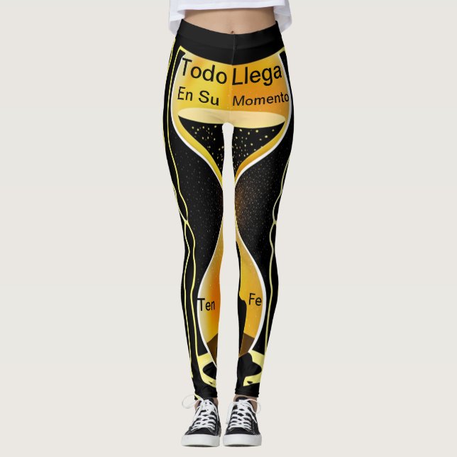 Leggings “Todo llega en su momento” – Believe in Timing  (Anverso)