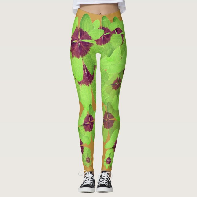 Leggings Todo obstruido con suerte: compresión (Anverso)