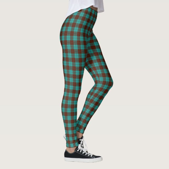 Leggings Todo sobre el Cuadro Teal (Derecha)