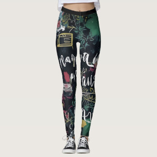 Leggings todo-sobre-impresión