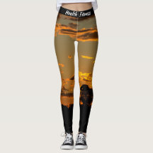 Leggings todo-sobre-impresión