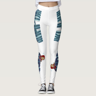 Leggings todo-sobre-impresión