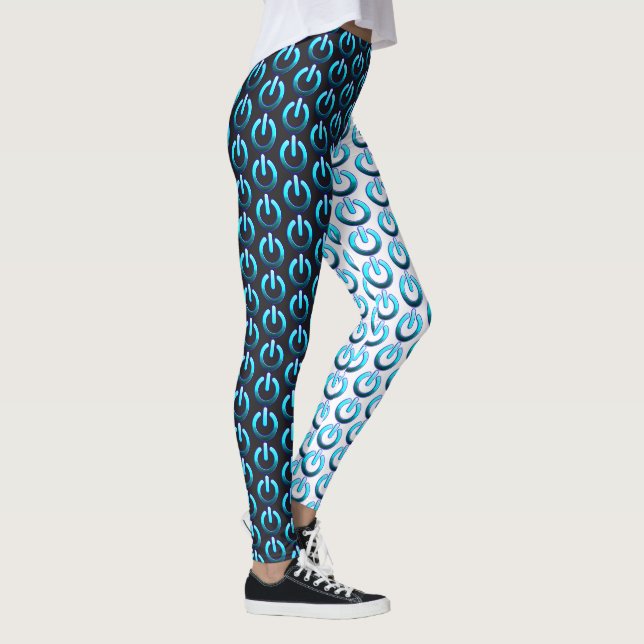 Leggings todo-sobre-impresión de Zer0 (Derecha)