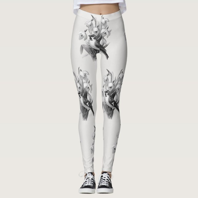 Leggings todo-sobre-impresión para mujeres (Anverso)