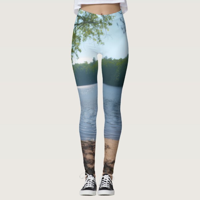 Leggings todo-sobre-impresión para mujeres (Anverso)