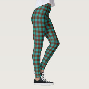 Leggings Todo sobre la colocación Verde azulada