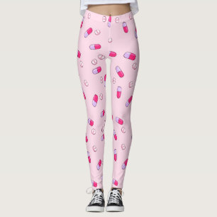 Leggings Tome sus polainas de la medicina (el rosa)