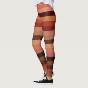 Leggings Tones de piel franjas