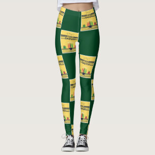 Leggings Tono cálido y celebratorio de Kwanzaa de SlipperyJ